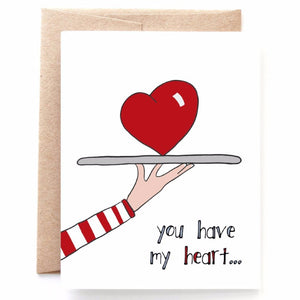 You Have My Heart, Anniversary Card, Valentine's Day Card
