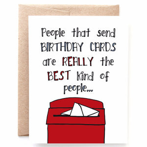 Best Kind of People Birthday Card