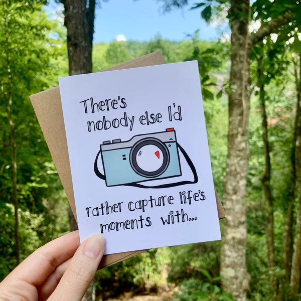 Capture Life's Moments Anniversary Card