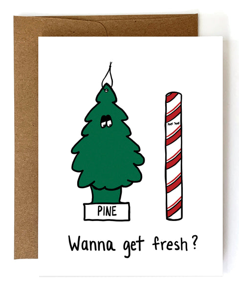 Get Fresh, Funny Christmas Card