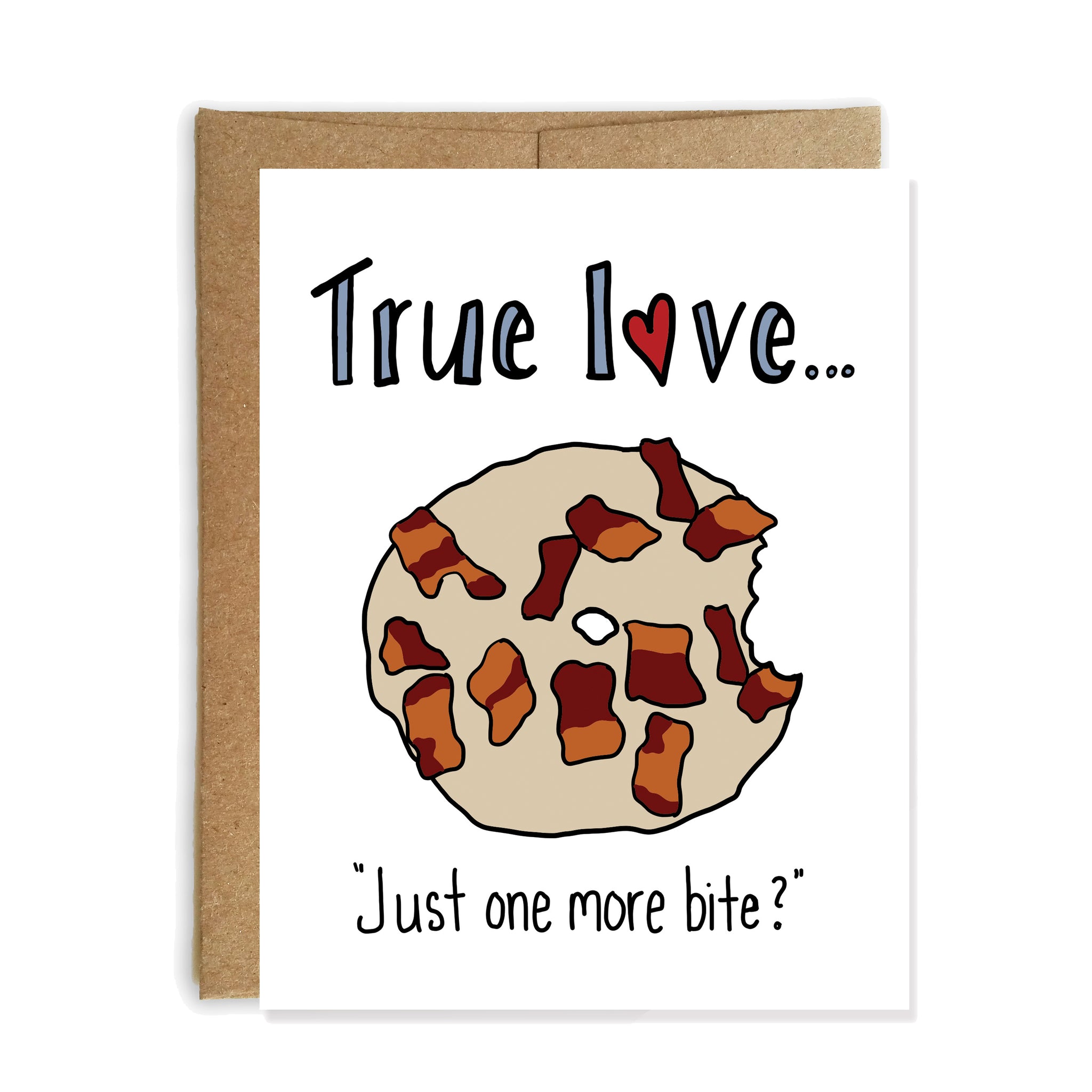 Maple Bacon Donut, Valentine's Day Card, Anniversary Card