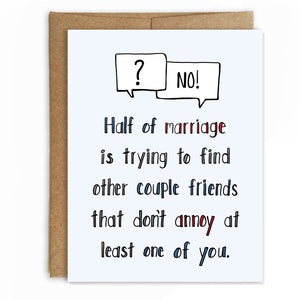 Marriage Advice, Wedding Card, Anniversary Card