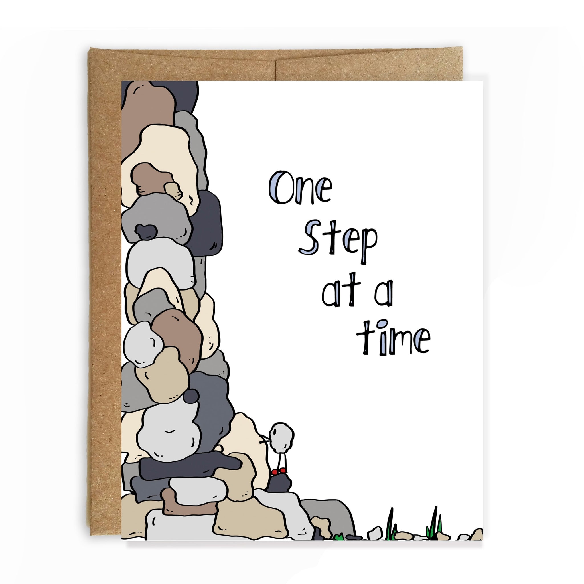 One Step At A Time, Encouragement Card - NEW