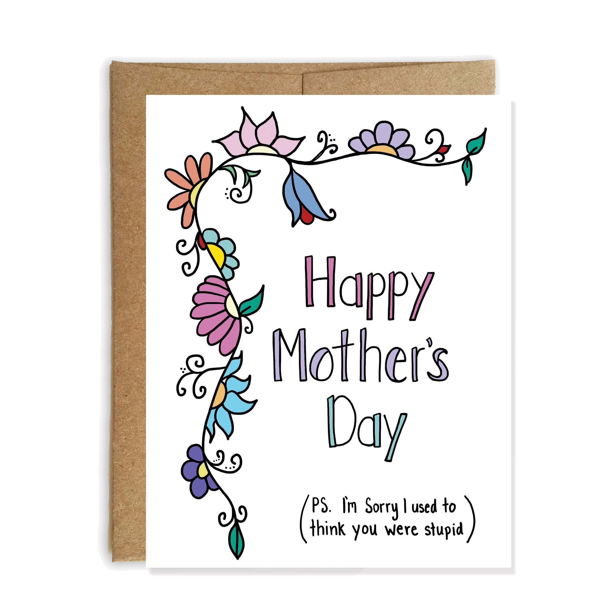 Sorry Mom, Funny Mother's Day Card