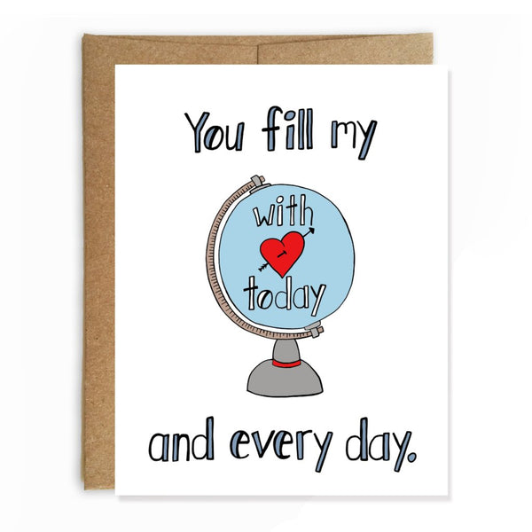 Fill My World with Love, Anniversary Card
