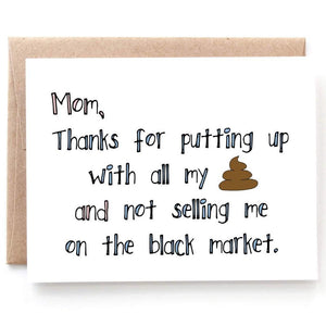 Black Market Mother's Day Card