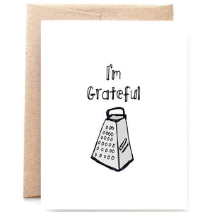 I'm Grateful Thank You Card, Single Card or Set of 8