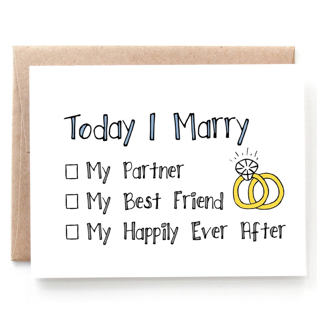 My Happily Ever After - Rings Wedding Card