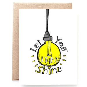 Let Your Light Shine Graduation Card