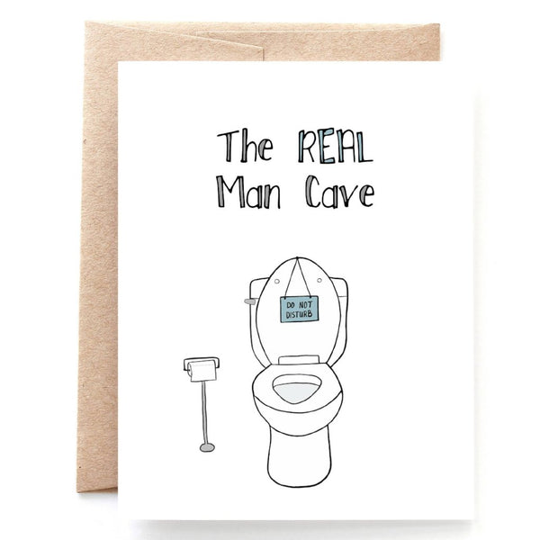 Real Man Cave, Father's Day Card