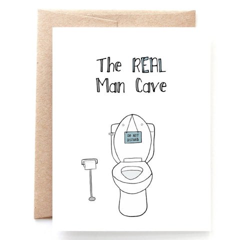 Real Man Cave, Father's Day Card
