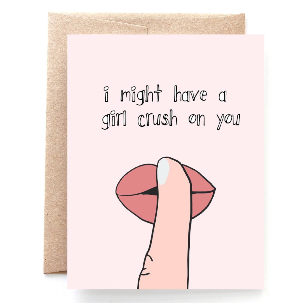 Girl Crush, Galentine's Day Card
