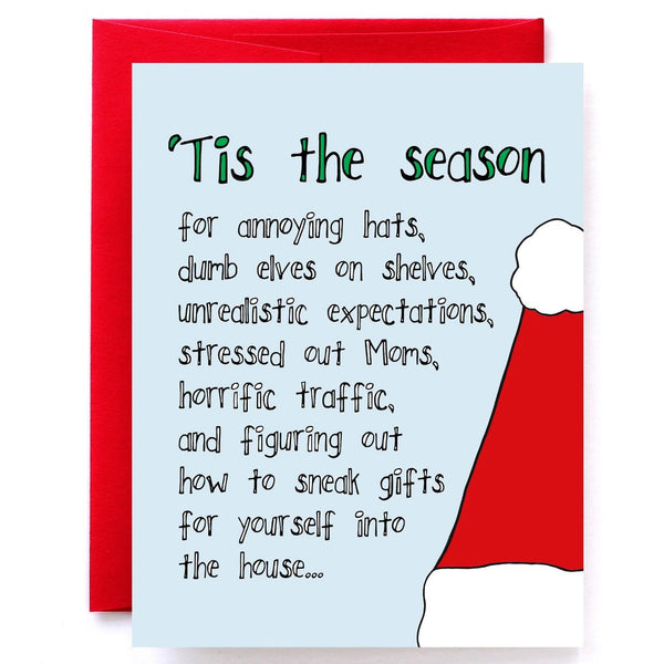 Tis' the Season For... Sarcastic Christmas Card
