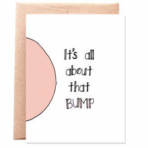 All About That Bump Pregnancy Congratulations Card