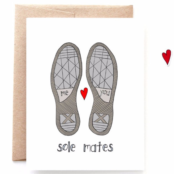Sole Mates, Anniversary Card, Valentines Day Card