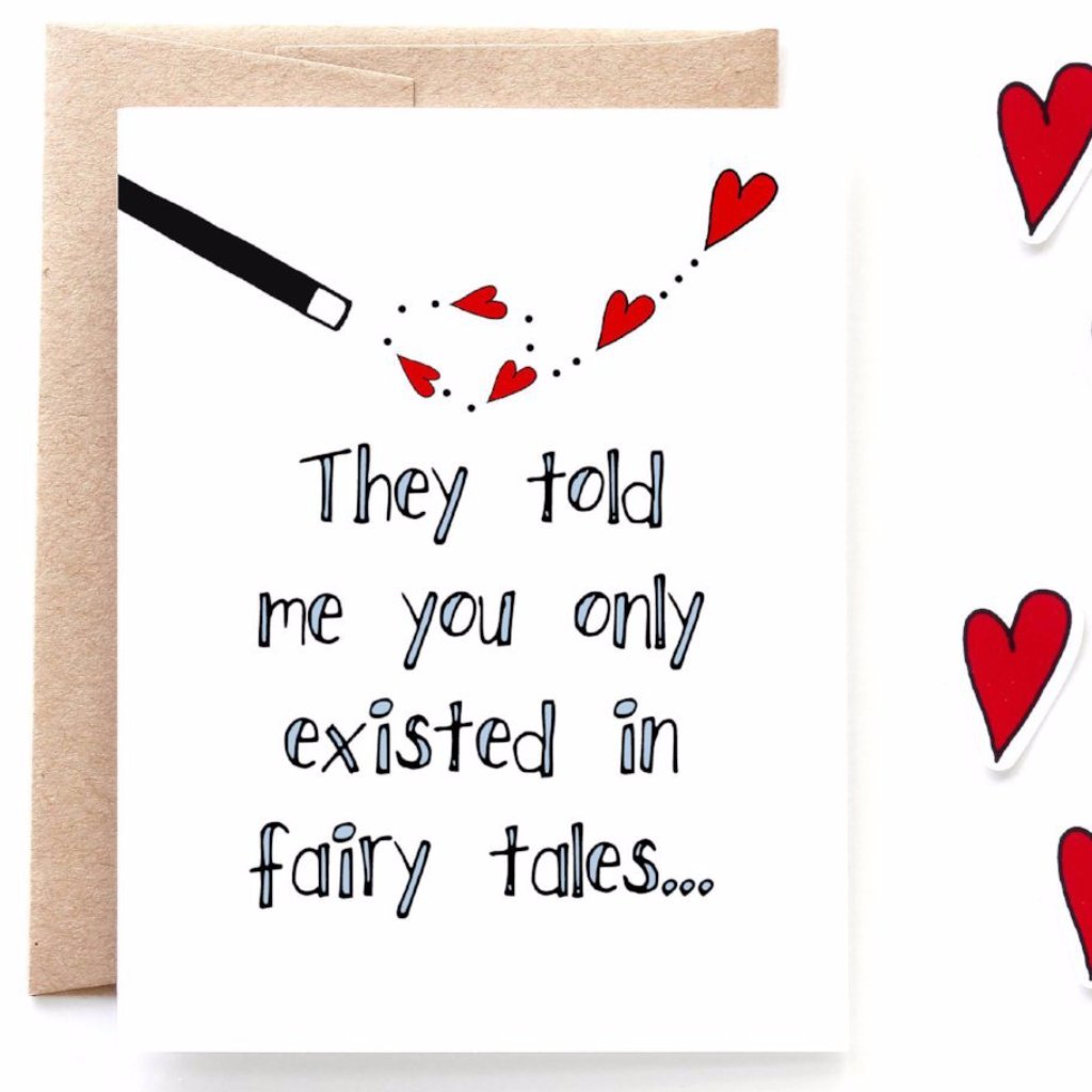Fairy Tales Valentine's Day Card, Anniversary Card