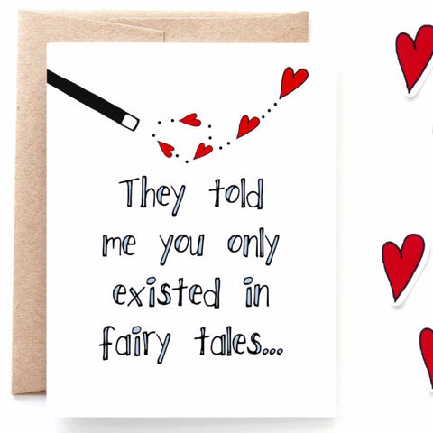 Fairy Tales Valentine's Day Card, Anniversary Card