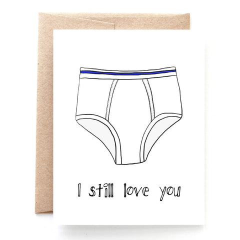 Tighty Whities, Funny Love Card, Valentine's Day Card