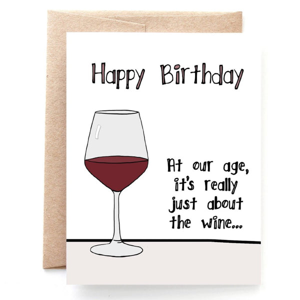 Birthday Wine Card