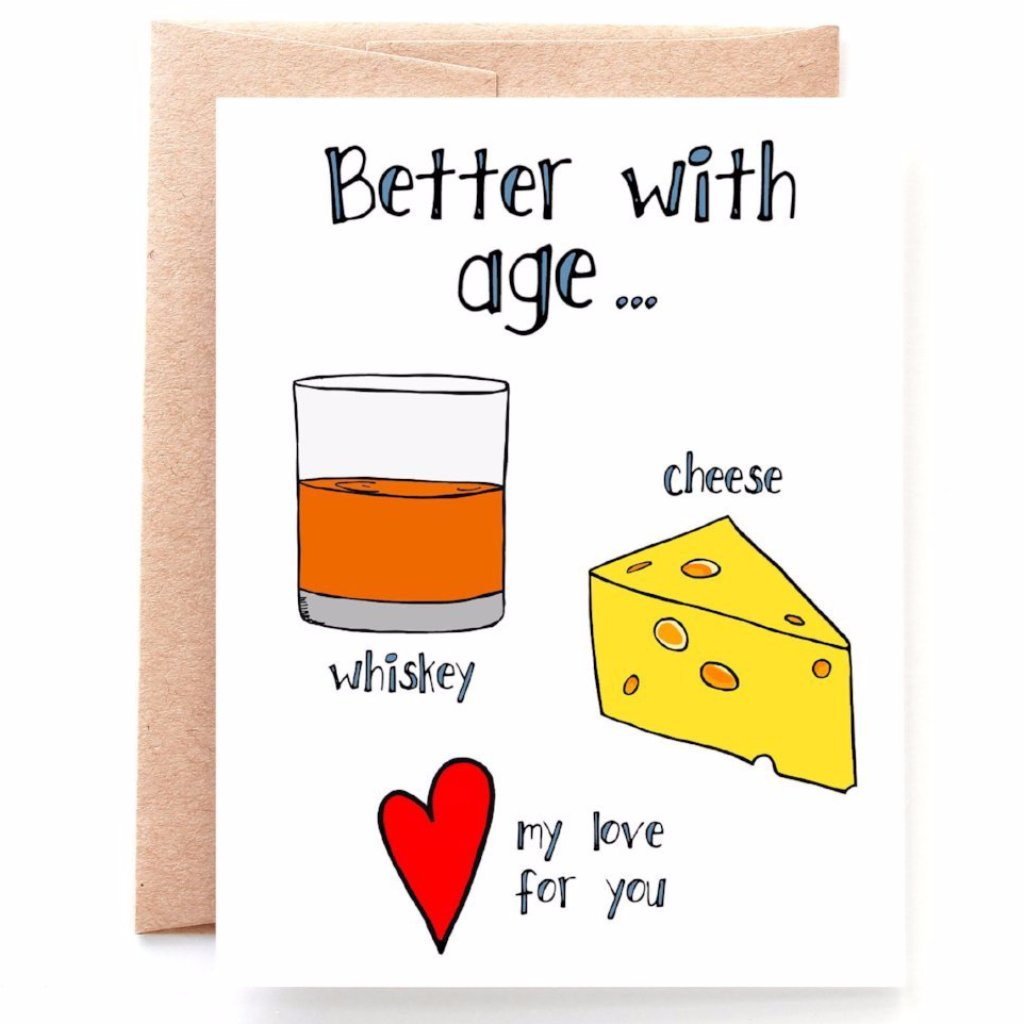 Better With Age Anniversary Card