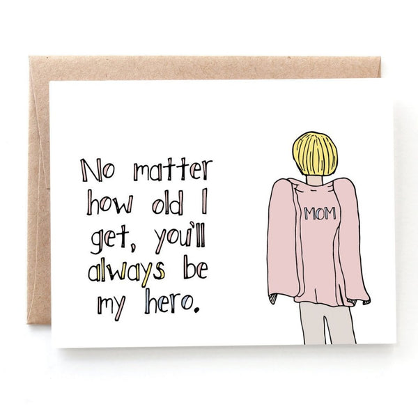 Mom Hero, Mother's Day Card