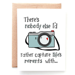 Capture Life's Moments Anniversary Card
