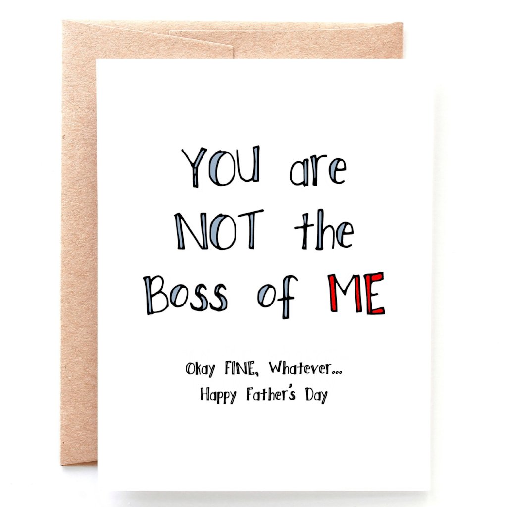 Boss Father's Day Card