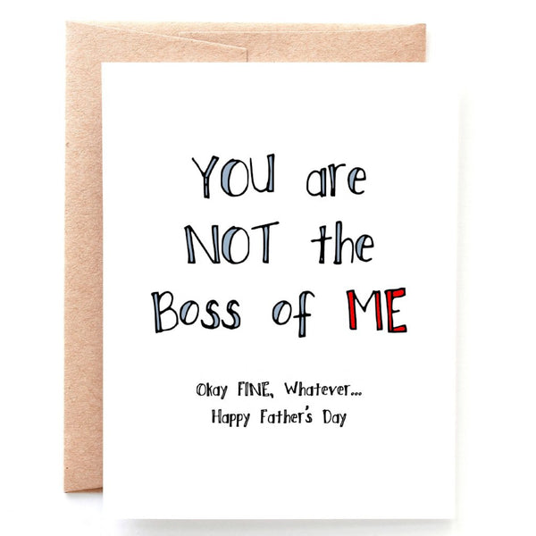 Boss Father's Day Card