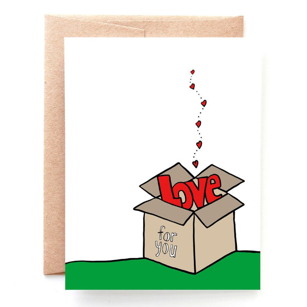 Box of Love Valentine's Day Card