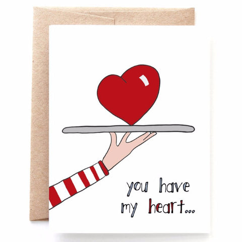 You Have My Heart, Anniversary Card, Valentine's Day Card